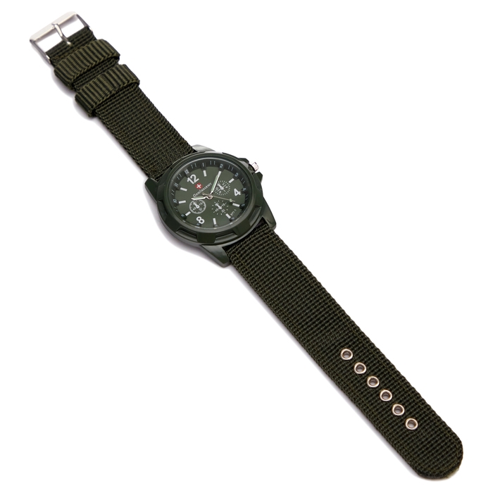 Часы мужские наручные кварцевые d-3.5 см, хаки Часы мужские наручные кварцевые d-3.5 см, хаки