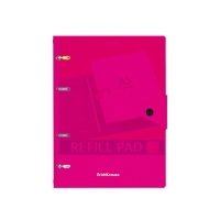 Тетрадь на кольцах, 80 листов в клетку, ErichKrause Neon, пластиковая обложка, на кнопке, блок офсет 100% белизна, МИКС Тетрадь на кольцах, 80 листов в клетку, ErichKrause Neon, пластиковая обложка, на кнопке, блок офсет 100% белизна, МИКС