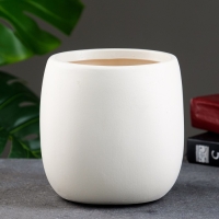 Горшок "Мистер Твикс" 15х15х15см, белый Горшок "Мистер Твикс" 15х15х15см, белый