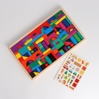 Конструктор «Городок». Набор №1, детали: 6 × 3 см, 2 × 4 см Конструктор «Городок». Набор №1, детали: 6 × 3 см, 2 × 4 см