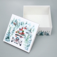 Коробка подарочная &laquo;С Новым годом!&raquo;, 26.2 х 26.2 х 14 см, Новый год