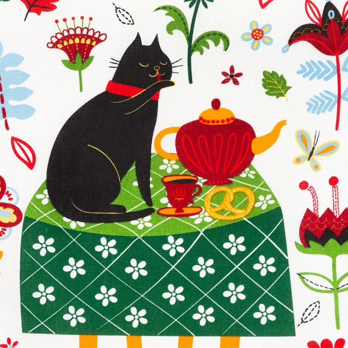 Набор кухонных полотенец Доляна &laquo;Тебе&raquo;, 35х60см-4шт, 100% хлопок