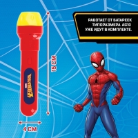 Проектор-фонарик «Человек паук», MARVEL, свет, цвет МИКС Проектор-фонарик «Человек паук», MARVEL, свет, цвет МИКС