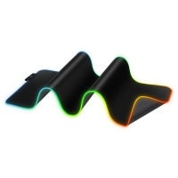 Коврик для мыши Defender Black XXL HUB Light, игровой, 780x300x4 мм, подсветка, чёрный Коврик для мыши Defender Black XXL HUB Light, игровой, 780x300x4 мм, подсветка, чёрный