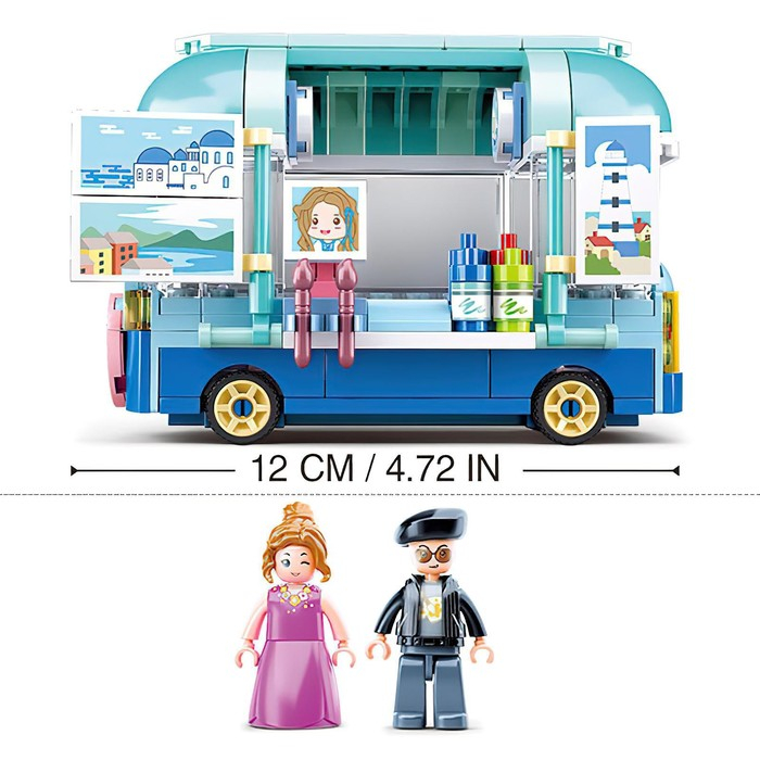 Конструктор Розовая Мечта «Уличный художник», 184 детали Конструктор Розовая Мечта «Уличный художник», 184 детали