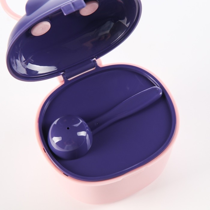 Контейнер для хранения детского питания, 230 мл., цвет розовый Контейнер для хранения детского питания, 230 мл., цвет розовый