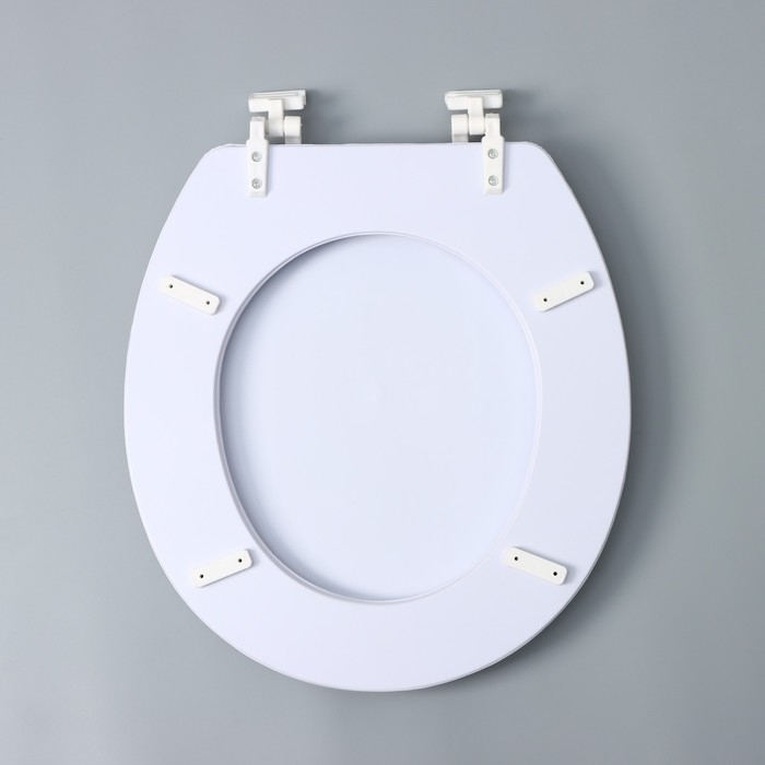 Сиденье для унитаза с крышкой Доляна &laquo;Пляж со звездой&raquo;, 40&times;37 см, мягкое