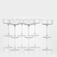 Набор бокалов для шампанского &laquo;Шик&raquo;, стеклянный, 240 мл, 6 шт