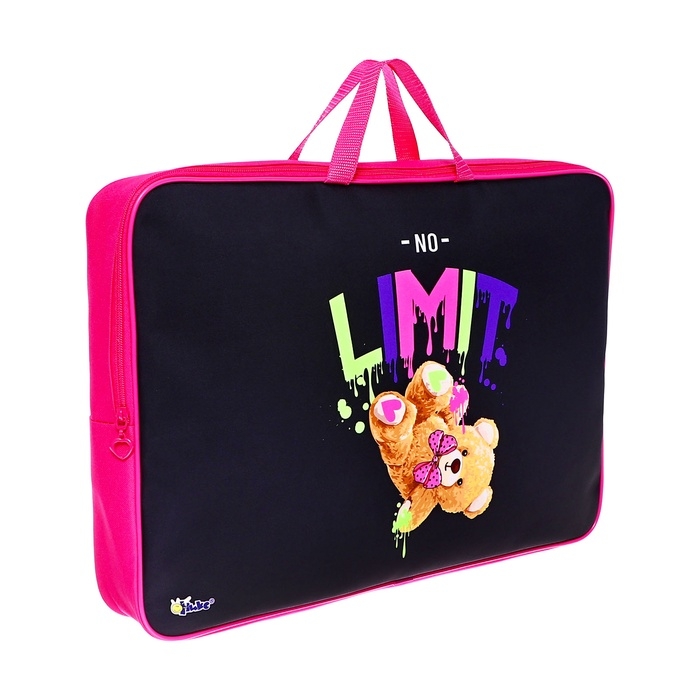 Папка для чертежей и рисунков А3, 470 х 350 х 75 мм, с ручками, текстильная, ПМД 3-20-4 Папка для чертежей и рисунков А3, 470 х 350 х 75 мм, с ручками, текстильная, ПМД 3-20-4 "Плюшевый мишка" (тесьма)71727