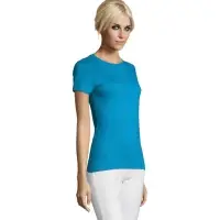 Футболка женская Regent Women ярко-бирюзовая, размер M