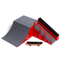 Скейт-парк «Рампа с лестницей», с пальчиковым скейтом, МИКС Скейт-парк «Рампа с лестницей», с пальчиковым скейтом, МИКС