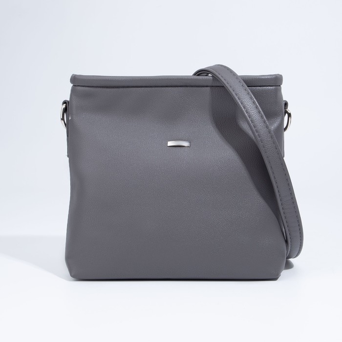 Сумка кросс-боди на молнии, цвет серый Сумка кросс-боди на молнии, цвет серый