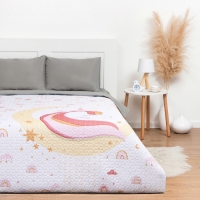 Покрывало "Этель" 1,5 сп Boho rainbow, 145*210&plusmn;5 см, микрофибра