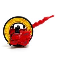 Машинка-перевёртыш «Скорпион», работает от аккумулятора, цвет красный Машинка-перевёртыш «Скорпион», работает от аккумулятора, цвет красный