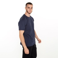 Футболка мужская, цвет тёмно-синий, размер 46