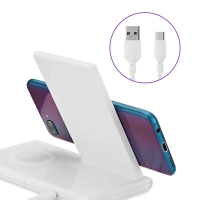 Беспроводная зарядная станция КТ-3370 - 15 Вт Беспроводная зарядная станция КТ-3370 - 15 Вт