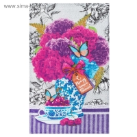 Полотенце кухонное &laquo;Гортензия&raquo; 35х60&plusmn;2 см