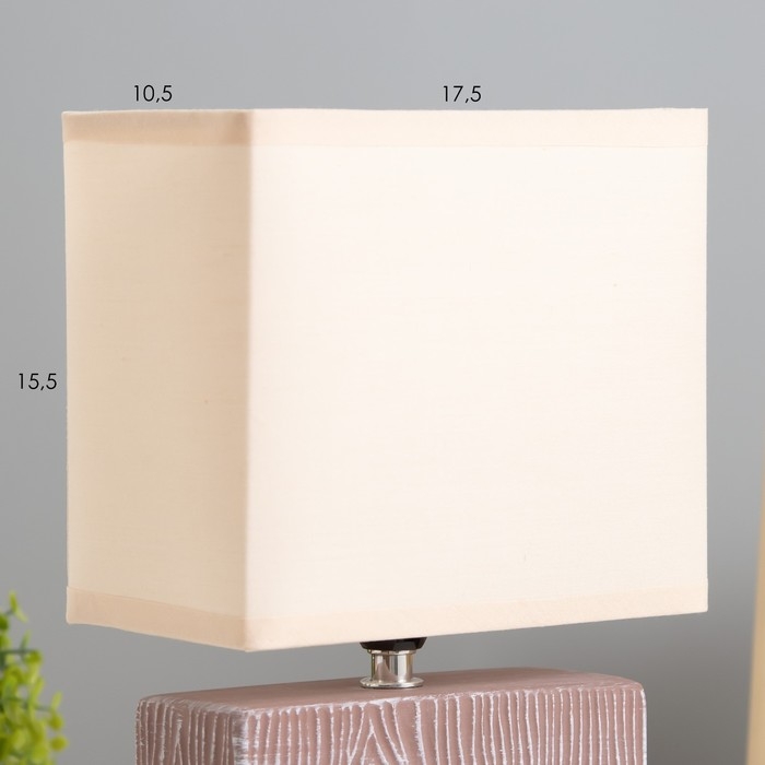 Настольная лампа Настольная лампа "Норма" Е14 40Вт кофе 17,5х10,5х28,5 см RISALUX