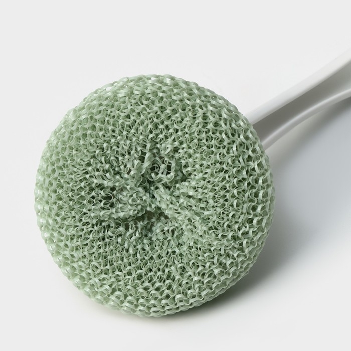 Щётка для мытья посуды с пластиковой губкой Raccoon Breeze, 30&times;6 см