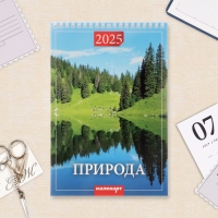 Календарь на пружине без ригеля "Природа" 2025 год, 17 х 25 см Календарь на пружине без ригеля "Природа" 2025 год, 17 х 25 см
