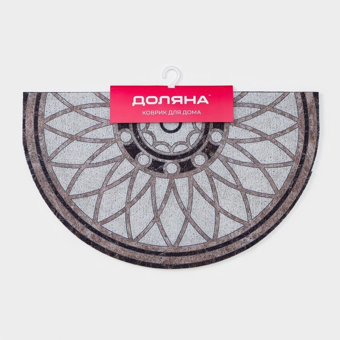 Коврик придверный грязезащитный Доляна &laquo;Архитектор&raquo;, 45&times;75 см, цвет серый