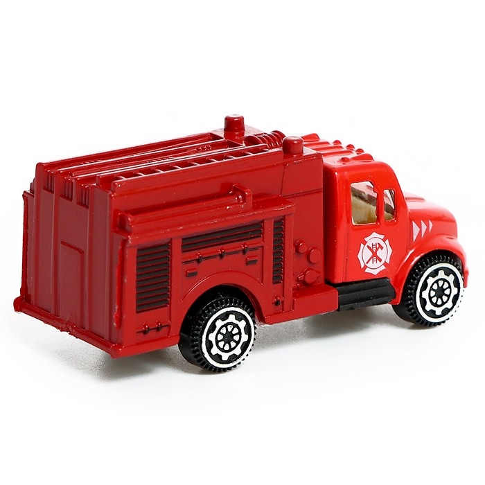 Набор металлических машин &laquo;Пожарная служба&raquo;, в наборе 15 шт