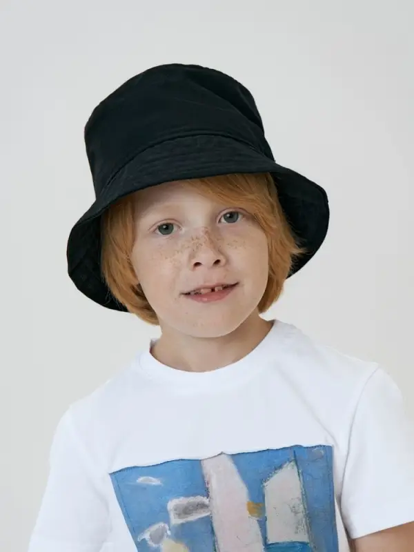 Панама детская Bizbolka Challenge Kids, черная Панама детская Bizbolka Challenge Kids, черная