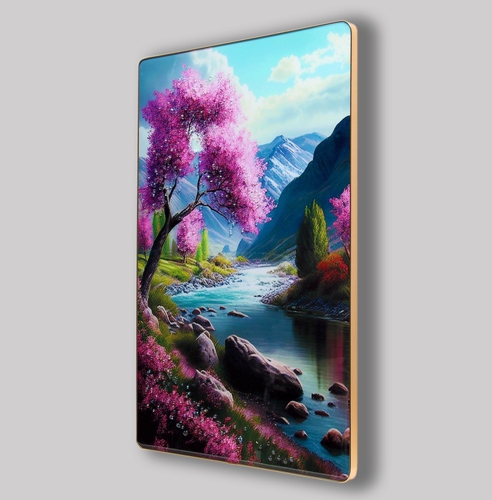 Картина акрил "Сакура летнее утро" 60х39,5 см