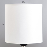 Настольная лампа "Сафари К" Е27 40Вт бело-голубой 12,5х12,5х29 см RISALUX