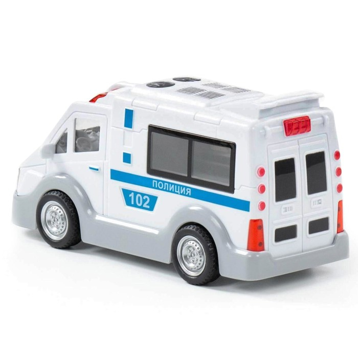 Автомобиль &laquo;Полиция&raquo; инерционный, со светом и звуком, МИКС