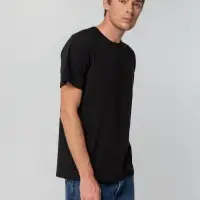 Футболка унисекс T-bolka 140, черная, размер M