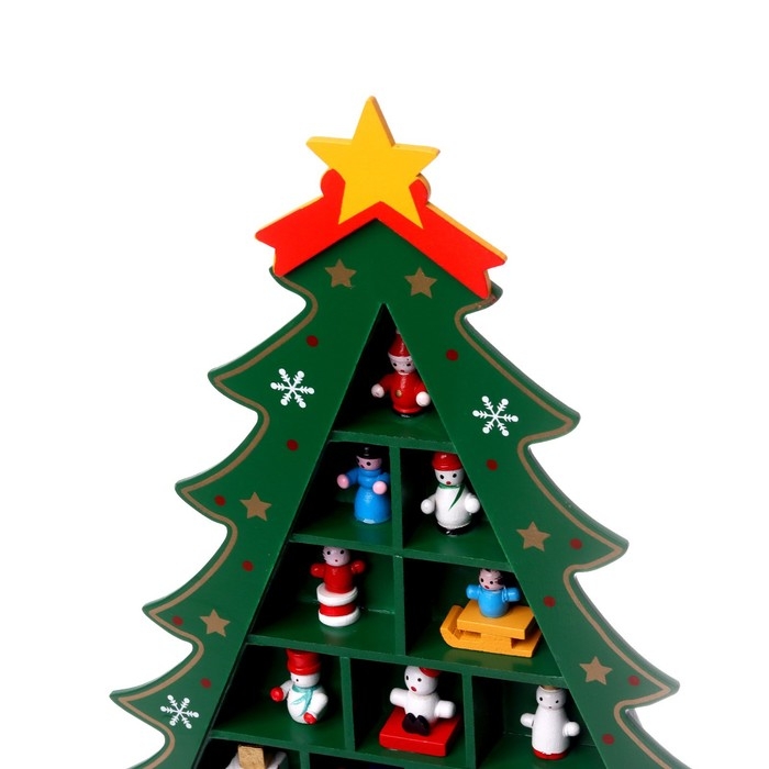 Новогодний сувенир «Ёлка с ячейками под подарки» 26 × 30 см Новогодний сувенир «Ёлка с ячейками под подарки» 26 × 30 см