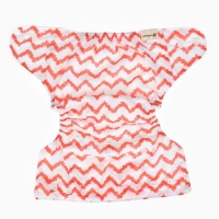 Набор многоразовых подгузников &laquo;Кактусы&raquo;, 3-8 кг, цвет белый,красный, 2 шт., Крошка Я