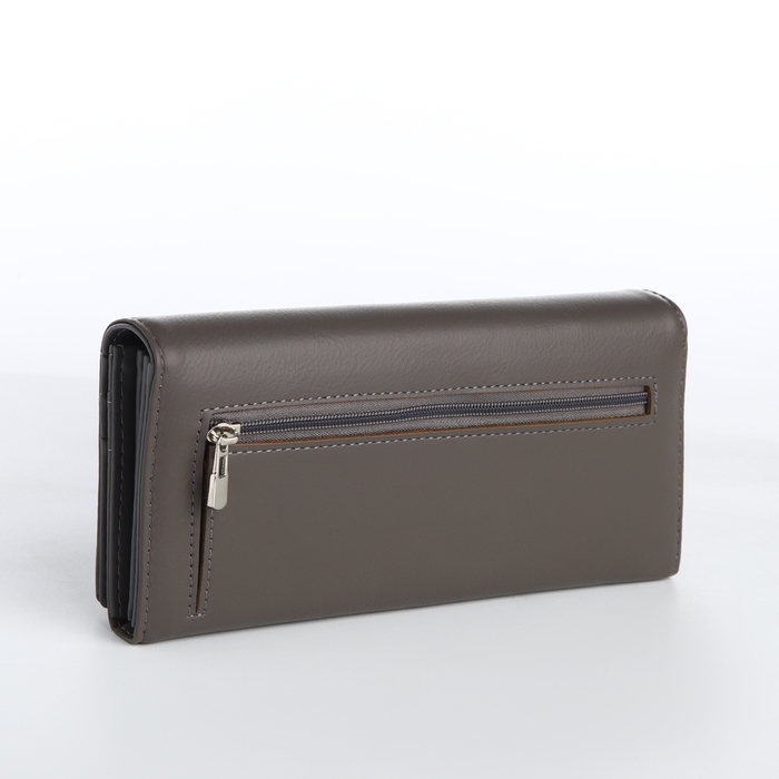 Кошелёк женский на магните, цвет серый Кошелёк женский на магните, цвет серый