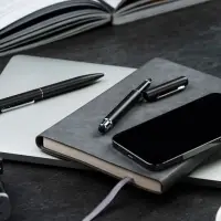 Роллер Scribo со стилусом, матовый черный Роллер Scribo со стилусом, матовый черный