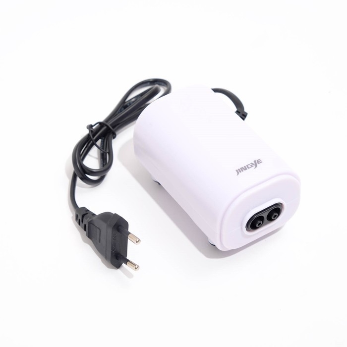 Компрессор воздушный JINGYE YE-921, бесшумный, с регулировкой мощности, 2 x 3,4 л/мин, 3 Вт Компрессор воздушный JINGYE YE-921, бесшумный, с регулировкой мощности, 2 x 3,4 л/мин, 3 Вт