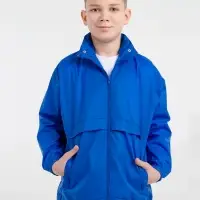 Ветровка детская Surf Kids, ярко-синяя, на рост 118-128 см (8 лет)