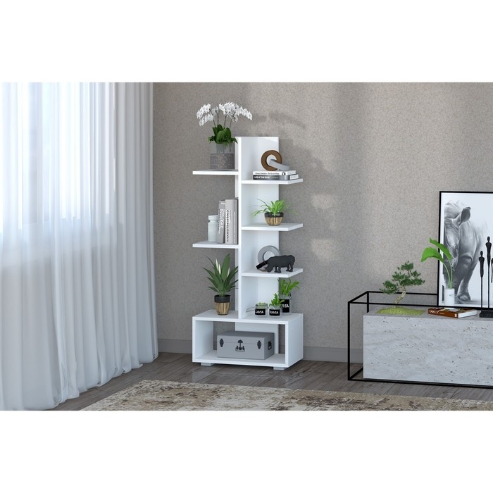 Подставка для цветов №2, 520х266х1180, Белый Подставка для цветов №2, 520х266х1180, Белый