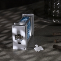 Светодиодная фигура «Серебристый фонарь с оленями» 7 × 13 × 3.5 см, пластик, батарейки AG13х3 (в комплекте), свечение тёплое белое Светодиодная фигура «Серебристый фонарь с оленями» 7 × 13 × 3.5 см, пластик, батарейки AG13х3 (в комплекте), свечение тёплое белое