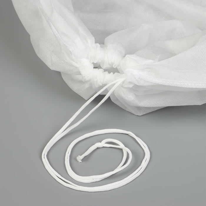 Чехол для растений, трапеция на шнурках, 100 &times; 80 см, спанбонд с УФ-стабилизатором, плотность 60 г/м&sup2;