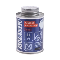 Изолента жидкая, герметик водонепроницаемый, с кисточкой ISOLASTIC, гель, черный, 100 мл Изолента жидкая, герметик водонепроницаемый, с кисточкой ISOLASTIC, гель, черный, 100 мл