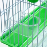 Клетка для птиц укомплектованная Bd-1/1d, 30 х 23 х 39 см, зелёная (фасовка 12 шт) Клетка для птиц укомплектованная Bd-1/1d, 30 х 23 х 39 см, зелёная (фасовка 12 шт)
