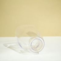 Горшок для орхидей, 1,5 л, 13 &times; 17 см, пластик, прозрачный