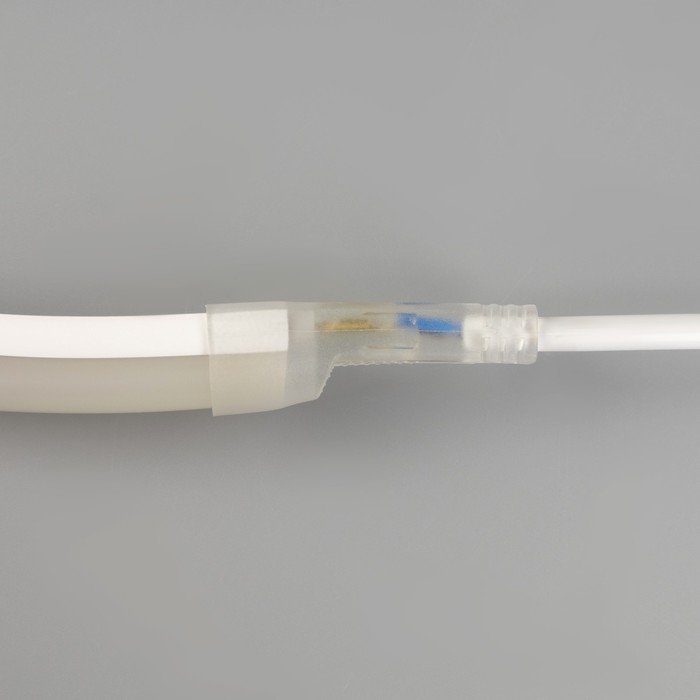 Гибкий неон Luazon Lighting 16 мм D-образный, IP65, 50 м, SMD2835, 120 LED/м, 220 В, свечение тёплое белое Гибкий неон Luazon Lighting 16 мм D-образный, IP65, 50 м, SMD2835, 120 LED/м, 220 В, свечение тёплое белое