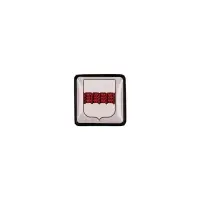 Шильдик на резинку с наклейкой &laquo;Омск&raquo;, черный