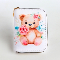 Кошелёк детский на молнии &laquo;Выбражулька&raquo;, цвет белый