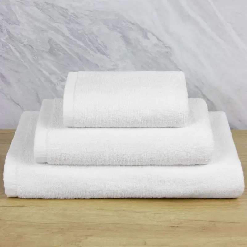 Полотенце махровое &laquo;Отель&raquo;, среднее, белое