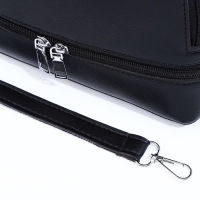 Сумка женская на молнии, цвет чёрный