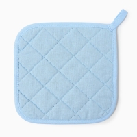 Новый год. Прихватка Доляна "Зимний сад" 17х17 см, 35% хл, 65% пэ, ватин 250 г/м2