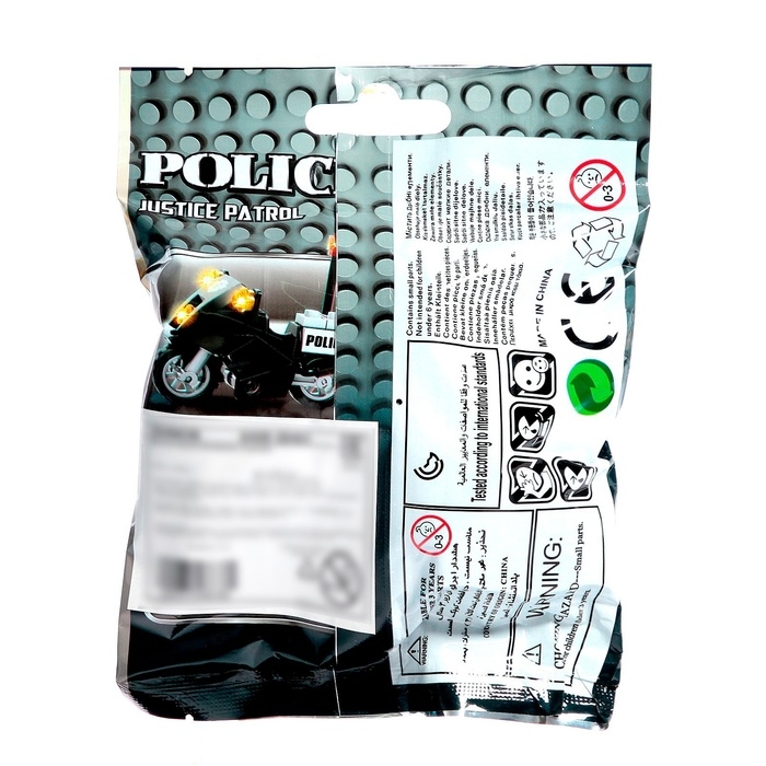 Конструктор &laquo;Полицейский байк&raquo;, 25 деталей